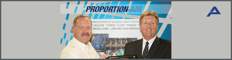 Proportion-Air Presents Award to Gulf Controls